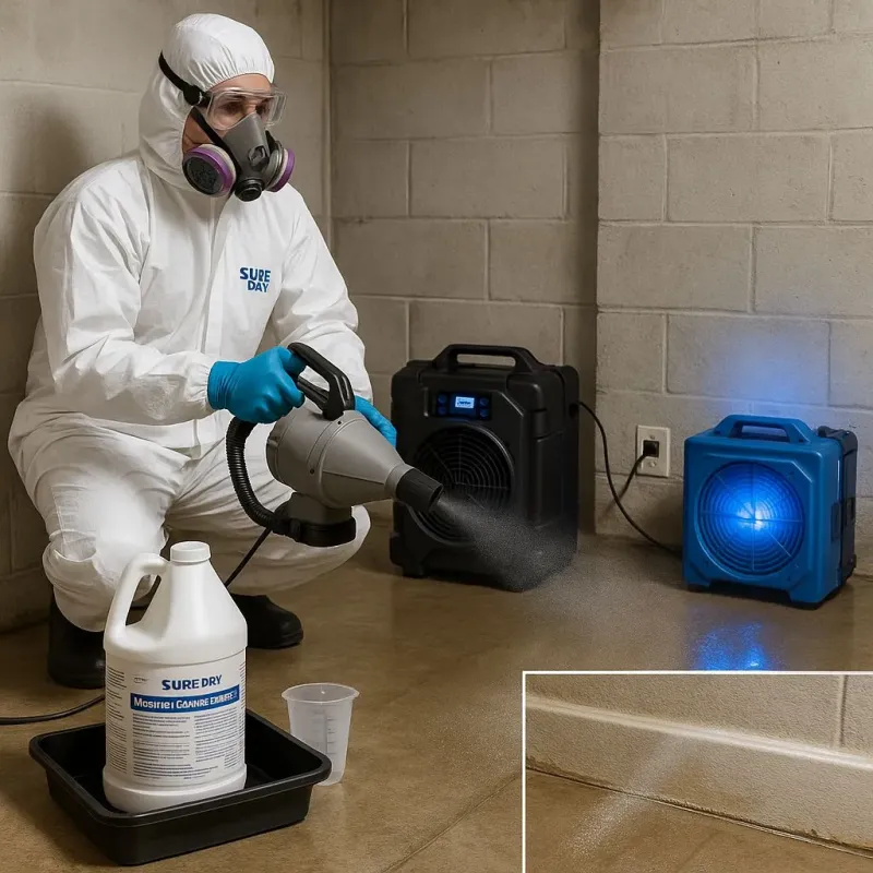 Sanitization and Odor Removal process in Redmond, OR